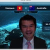 Ông Nguyễn Phú Hòa, Trưởng Cơ quan Thương vụ Việt Nam tại Australia, phát biểu tại Hội nghị. (Ảnh: Diệu Linh/TTXVN)