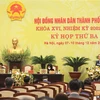 Chủ tịch HĐND thành phố Hà Nội Nguyễn Ngọc Tuấn phát biểu khai mạc kỳ họp thứ ba. (Ảnh: Văn Điệp/TTXVN)
