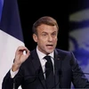 Tổng thống Pháp Emmanuel Macron phát biểu tại một sự kiện ở Paris. (Ảnh: AFP/TTXVN)