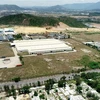 Công ty TNHH Cáp điện Việt Á thuê khu đất diện tích hơn 10.000m2 tại khu công nghiệp Liên Chiểu từ năm 2009, nhưng không triển khai dự án đã đăng ký mà xây nhà xưởng để cho thuê trái phép. (Ảnh: TTXVN phát)