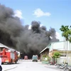 Hải Phòng: Hỏa hoạn thiêu rụi hàng nghìn mét vuông nhà kho