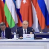Tổng thống Liên bang Nga Vladimir Putin dự hội nghị CICA. (Ảnh: Lâm Khánh/TTXVN)