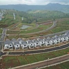 Một dự án bất động sản tại khu vực thôn 4, xã Lộc Tân (huyện Bảo Lâm, Lâm Đồng). (Ảnh: Nguyễn Dũng/TTXVN)