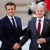 Thủ tướng Đức Olaf Scholz (phải) và Tổng thống Pháp Emmanuel Macron. (Nguồn: Reuters)