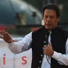 Cựu Thủ tướng Pakistan Imran Khan tại một sự kiện ở Lahore. (Ảnh: AFP/TTXVN)