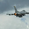 Máy bay chiến đấu F-16 của Mỹ tham gia cuộc tập chung Mỹ-Colombia tại Rionegro, Colombia ngày 12/7/2021. (Ảnh: AFP/TTXVN)