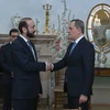 Ngoại trưởng Armenia Ararat Mirzoyan và người đồng cấp Azerbaijan Jeyhun Bayramov. (Nguồn: APA)