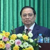 Thủ tướng Phạm Minh Chính phát biểu chỉ đạo tại Hội nghị. (Ảnh: Dương Giang/TTXVN)