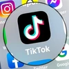 Biểu tượng của mạng xã hội TikTok. (Ảnh: AFP/TTXVN)