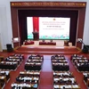 Quang cảnh kỳ họp thứ 12 HĐND tỉnh Lai Châu khóa XV, nhiệm kỳ 2021-2026. (Ảnh: Quý Trung/TTXVN)