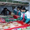 Trường Phổ thông Dân tộc bán trú Tiểu học Dào San, huyện Phong Thổ (Lai Châu) chuẩn bị đầy đủ chăn, đệm ấm cho học sinh ở bán trú. (Ảnh: Đinh Thùy/TTXVN)