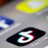 Logo của ứng dụng chia sẻ video Tik Tok. (Ảnh: AFP/TTXVN)