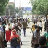 Người biểu tình phản đối đảo chính tập trung tại Khartoum, Sudan, ngày 1/7/2022. (Ảnh: AFP/TTXVN)