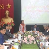 Trưởng ban Tổ chức Trung ương Trương Thị Mai phát biểu chúc mừng Hội Người cao tuổi Việt Nam. (Nguồn: Hội Người cao tuổi Việt Nam)