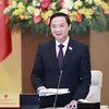 Phó Chủ tịch Quốc hội Nguyễn Khắc Định phát biểu. (Ảnh: Doãn Tấn/TTXVN)