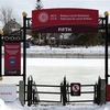 Đường trượt băng Rideau Canal tại Ottawa, Canada, đóng cửa ngày 8/2. (Ảnh: AFP/TTXVN)