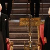 Vua Charles III và Hoàng hậu Camilla. (Ảnh: AFP/TTXVN)