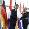 Thủ tướng Đức Olaf Scholz (phải) và Thủ tướng Hà Lan Mark Rutte tại cuộc gặp ở Berlin tháng 10/2022. (Nguồn: Getty Images)