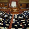 Toàn cảnh một phiên họp Quốc hội Nhật Bản tại thủ đô Tokyo. (Ảnh: Kyodo/TTXVN)