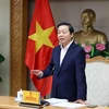 Phó Thủ tướng Trần Hồng Hà phát biểu chỉ đạo. (Ảnh: Phạm Kiên/TTXVN)