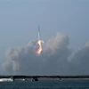 Tàu vũ trụ Starship thế hệ mới được phóng từ Sân bay vũ trụ Starbase của SpaceX ở Boca Chica, bang Texas, Mỹ. (Ảnh: AFP/TTXVN)