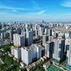 Đô thị Hà Nội tiếp tục phát triển theo hướng hiện đại hóa. (Ảnh: Tuấn Anh/TTXVN)