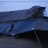 Sập nhà ở xã Vĩnh Châu. (Nguồn: Báo An Giang)