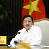 Phó Thủ tướng Trần Hồng Hà phát biểu tại buổi làm việc. (Ảnh: An Đăng/TTXVN)