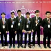 Tám học sinh Việt Nam tham dự APhO 2023. (Nguồn: Bộ Giáo dục và Đào tạo)