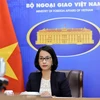 Người Phát ngôn Bộ Ngoại giao Việt Nam Phạm Thu Hằng. (Ảnh: TTXVN phát)