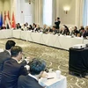 Cuộc họp cấp bộ trưởng của Khuôn khổ kinh tế Ấn Độ Dương-Thái Bình Dương (IPEF) tại Detroit ngày 27/5. (Nguồn: Bộ Thương mại, Công nghiệp và Năng lượng Hàn Quốc)