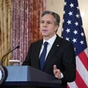 Ngoại trưởng Mỹ Antony Blinken phát biểu tại Washington, DC. (Ảnh: AFP/TTXVN)