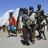 Trẻ em tị nạn tại Al-Eligat, Sudan. (Ảnh: AFP/TTXVN)