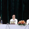 Chủ tịch nước Võ Văn Thưởng dự Hội nghị tiếp xúc cử tri thành phố Đà Nẵng. (Ảnh: Thống Nhất/TTXVN)