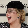 Ca sỹ Madonna tham dự một sự kiện âm nhạc tại Los Angeles, Mỹ, ngày 8/2/2015. (Ảnh: AFP/TTXVN)