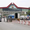 Nhập khẩu hàng hóa tại cửa khẩu Hữu Nghị, Lạng Sơn. (Ảnh: Quang Duy/TTXVN)