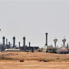 Cơ sở lọc dầu của Tập đoàn dầu khí Aramco ở khu vực al-Khurj, ngoại ô thủ đô Riyadh của Saudi Arabia. (Ảnh: AFP/TTXVN)