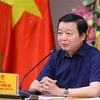 Phó Thủ tướng Trần Hồng Hà phát biểu chỉ đạo cuộc họp. (Ảnh: Văn Điệp/TTXVN)