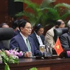 Thủ tướng Phạm Minh Chính dự Hội nghị Cấp cao ASEAN-Hàn Quốc lần thứ 24. (Ảnh: Dương Giang/TTXVN)