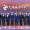 Thủ tướng Phạm Minh Chính và các Trưởng đoàn dự Hội nghị Cấp cao ASEAN-Australia lần thứ 3 chụp ảnh chung. (Ảnh: Dương Giang/TTXVN)