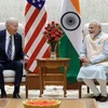 Thủ tướng Ấn Độ Narendra Modi (phải) và Tổng thống Mỹ Joe Biden. (Nguồn: Hindustan Times)