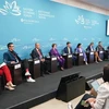 Các đại biểu tham dự Diễn đàn Kinh tế Quốc tế Phương Đông lần thứ 8 (EEF 2023). (Ảnh: Quang Vinh/TTXVN)