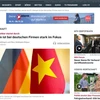 Trang NTV của Đức ngày đăng bài viết về sự hấp dẫn của thị trường Việt Nam. (Ảnh: TTXVN phát)