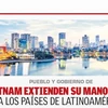 Bài viết về quan hệ Việt Nam-Mỹ Latinh trên Tạp chí bán nguyệt san Voces Del Periodista. (Ảnh: TTXVN phát)