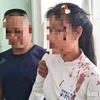 Nữ sinh được sơ cứu tại trường và đưa đi khám sau khi bị bạn đánh. (Nguồn: Báo Đắk Lắk)