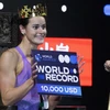 Kình ngư Kaylee McKeown của Australia phá kỷ lục thế giới ở nội dung 50m Bơi Ngửa Nữ tại Giải bơi Vô địch Thế giới 2023 ở Budapest, Hungary. (Ảnh: THX/TTXVN)