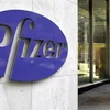 Trụ sở hãng dược Pfizer ở New York, Mỹ. (Ảnh: AFP/TTXVN)
