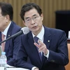 Nghị sỹ Cho Kyoung-tae làm Chủ tịch Ủy ban Đặc biệt Xúc tiến Sáp nhập thành phố Gimpo vào thủ đô Seoul. (Nguồn: Yonhap)