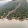 Hiện trường vụ lở đất. (Nguồn: Alaska public media)