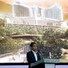 Tổng thống Indonesia Joko Widodo phát biểu về thủ đô mới Nusantara tại Tuần lễ Sinh thái ở Singapore tháng 6/2023. (Nguồn: Reuters)